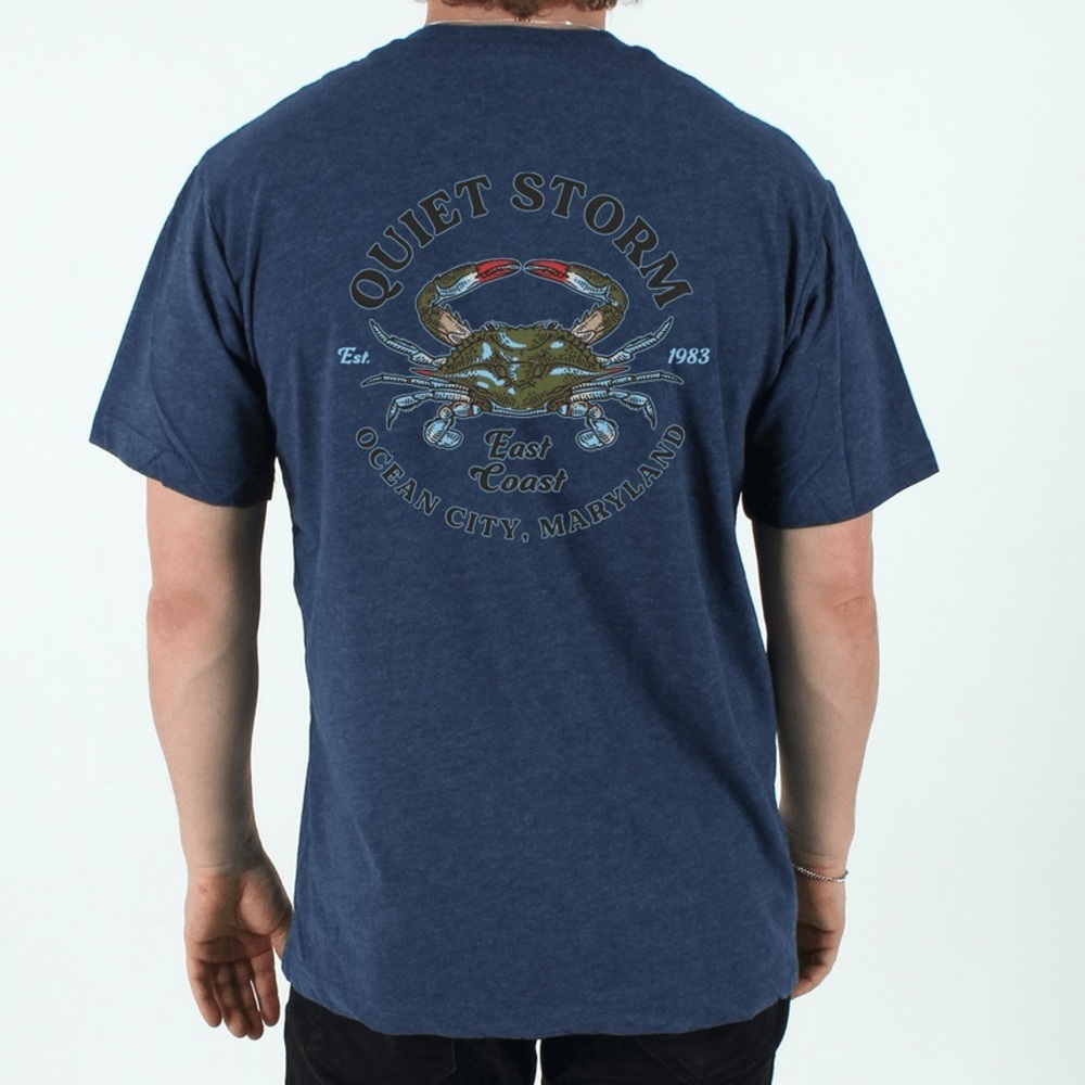 Quiet Storm Crab Graphic Tee | Ocean City MD | Unisex Fit